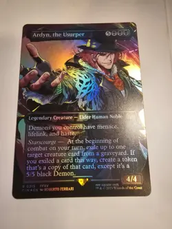 Ardyn, the Usurper (0315) (Borderless) MTG Final Fantasy Foil NM R - Image 1