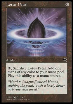 MTG Magic the Gathering Lotus Petal (294/350) Tempest LP - Image 1