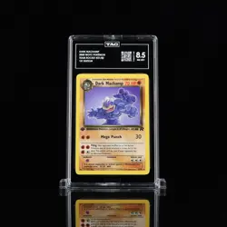TAG 8.5 Dark Machamp Team Rocket 1st Edition 27/82 Pokemon Card - Image 1