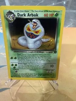 Pokemon TCG Cards Dark Arbok 2/82 Team Rocket Holo Rare WoTC - Image 1