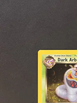 Pokemon TCG Dark Arbok 2/82 Team Rocket Holo Unlimited SWIRL - LP-/MP+ - Image 3
