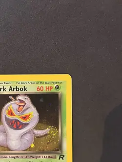 Pokemon TCG Dark Arbok 2/82 Team Rocket Holo Unlimited SWIRL - LP-/MP+ - Image 4