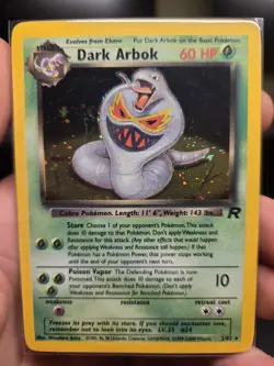 NM Dark Arbok 2/82 Team Rocket Holo Rare 1999 WOTC Pokemon TCG - Image 3