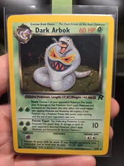 NM Dark Arbok 2/82 Team Rocket Holo Rare 1999 WOTC Pokemon TCG - Image 4