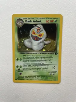 Pokemon TCG - Dark Arbok Team Rocket 2/82 - Rare Holo - Vintage WOTC - Image 2
