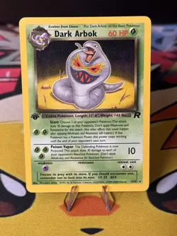 Pokemon Dark Arbok Holo 1st Edition Team Rocket 2/82 Pokemon TCG - Image 1