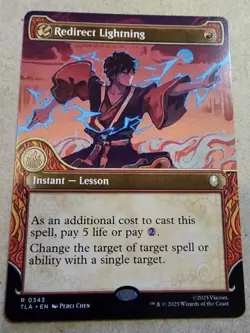 Redirect Lightning - #343 Regular (Showcase) Avatar: The Last Airbender - Mtg - Image 1