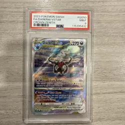 2023 POKEMON SWORD & SHIELD CROWN ZENITH #GG50 FULL ART/DARKRAI VSTAR PSA 9 - Image 1