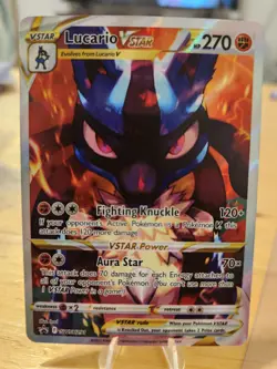 Pokemon Card TCG - Lucario VSTAR SWSH291 Sword & Shield Black Star Promo NM - Image 1