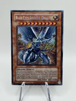 RP02-EN096 Blue Eyes Shining Dragon Secret Rare Yu-Gi-Oh! NM - Image 1