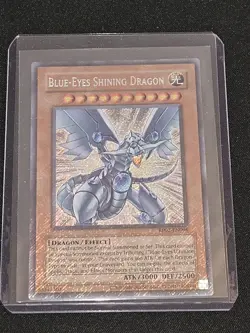 Yu-Gi-Oh Blue-Eyes Shining Dragon Secret Rare RP02-EN096 2020 Foil Bleed - Image 1