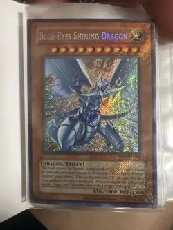 Yu-Gi-Oh! TCG Blue-Eyes Shining Dragon Secret Rare Card RP02-EN096 - Image 1