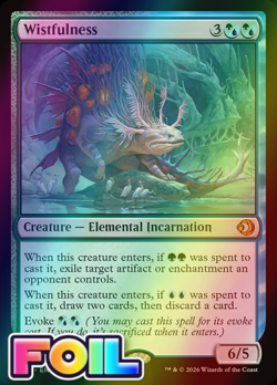 x1 Wistfulness FOIL ECL Lorwyn Eclipsed MTG 252 M/NM 1x - Image 1