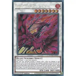 DOOD-EN039 Bramble Rose Dragon Secret Rare Yu-Gi-Oh Card 1st Edition NM New - Image 1