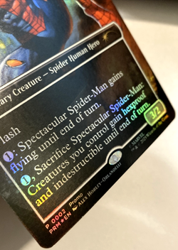 MTG Spectacular Spider-Man (Borderless Foil) - Spider-Man Media Promos 002 NM - Image 2