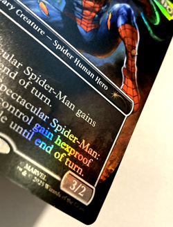MTG Spectacular Spider-Man (Borderless Foil) - Spider-Man Media Promos 002 NM - Image 3