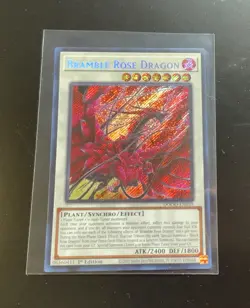 Bramble Rose Dragon DOOD-EN039 Secret Rare Yu-Gi-Oh Card - Image 1