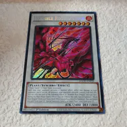Yu-Gi-Oh Bramble Rose Dragon DOOD-EN039 1st Ed Secret Rare Yu-Gi-Oh TCG NM/MINT - Image 5