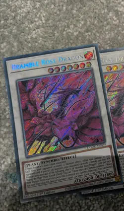 Bramble Rose Dragon x1 Yu-Gi-Oh! Secret Rare 1st Ed DOOD-EN039 - Image 1
