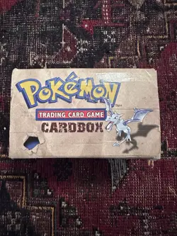 1999 Vintage Pokemon Card Fossil Card Box Wizards Of The Coast (Empty) - Image 1