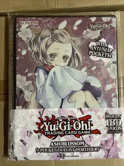 Yugioh Ash Blossom 9-pocket Portfolio, For Card Game, Holds 180 Cards To Win! - Image 1
