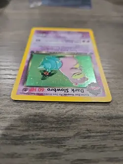 Dark Slowbro 12/82 Team Rocket Holo First Edition Pokemon Card Moderate Play - Image 5