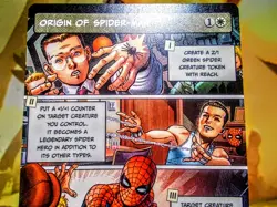 Origin of Spider-Man rare magic the gathering spider-man trading card singles - Image 2