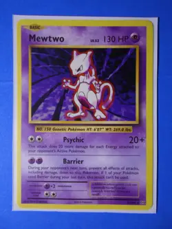 Mewtwo 51/108 Pokemon card XY Evolutions rare NM - Image 1