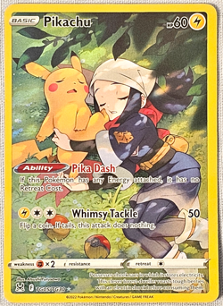 Pokemon Card - Pikachu (TG05/TG30) Swsh11: Lost Origin Trainer Gallery Holo - Image 1