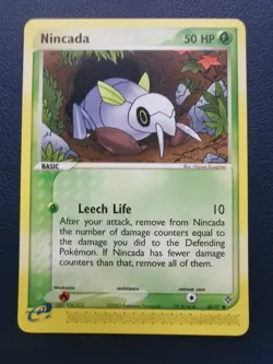 Pokemon Card Nincada 68/97 EX Dragon Common - Image 1