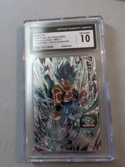 CGC Gem Mint 10 Super Dragon Ball Heroes Promotional Card Abs-17 Gogeta Japan - Image 1