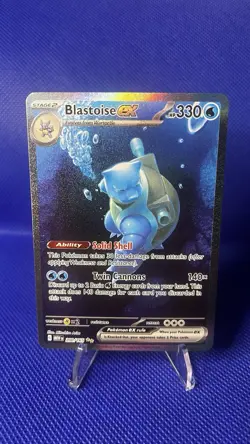 Pokemon Blastoise EX 200/165 Special Illustration Rare SV Scarlet & Violet 151 - Image 1