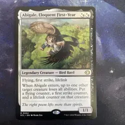 Mtg - Abigale, Eloquent First-Year (0204) Lorwyn Eclipsed- Rare - NM - Image 1