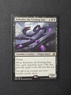 MTG Kokusho, the Evening Star - Iconic Masters Regular Lightly Played - Image 1