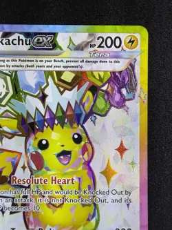 Pokemon TCG Surging Sparks Pikachu EX #219/191 Ultra Rare Full Art Card NM - Image 2
