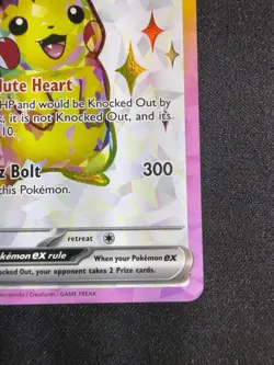 Pokemon TCG Surging Sparks Pikachu EX #219/191 Ultra Rare Full Art Card NM - Image 5
