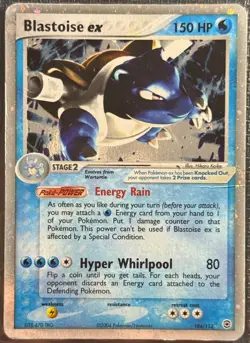 Pokemon TCG • Blastoise ex #104 - EX FireRed & LeafGreen Holo • HP - Image 1