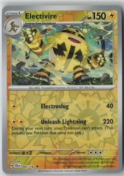 Electivire (047/142) [Uncommon,Reverse Holo] Pokemon SV07: Stellar Crown [ENG] - Image 1