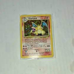 Pokemon TCG Charizard Base Set Holo 4/102 English 1999 Wizards of the Coast - Image 3