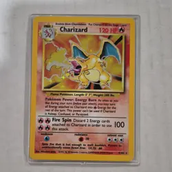 Pokemon TCG Charizard Base Set Holo 4/102 English 1999 Wizards of the Coast - Image 4