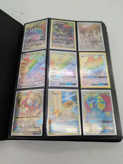 Pokemon Binder Collection Lot 360 Cards Holos, EX, GX, Full Arts, Reverse Holo - Image 1
