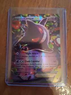 Pokemon TCG Gengar EX 34/119 Phantom Forces Ultra Rare Card - Image 1