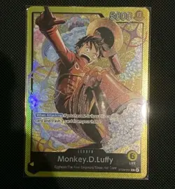 One Piece TCG Monkey.D.Luffy Leader ST29-001 English - Image 1