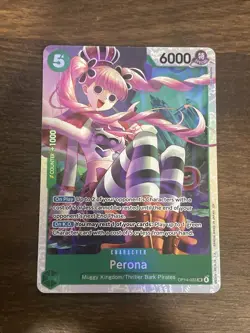 One Piece CCG Perona The Azure Sea's Seven SR Foil OP14-033 English - Image 1