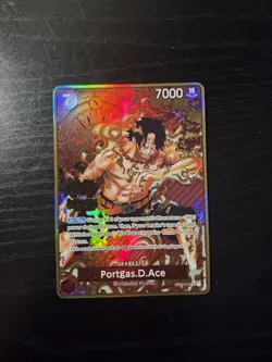 One Piece ENGLISH Portgas.D.Ace Japanese Version 2nd Anniversary Set OP02-013 - Image 1
