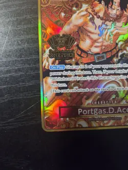 One Piece ENGLISH Portgas.D.Ace Japanese Version 2nd Anniversary Set OP02-013 - Image 4