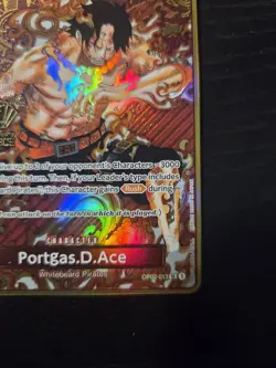 One Piece ENGLISH Portgas.D.Ace Japanese Version 2nd Anniversary Set OP02-013 - Image 5