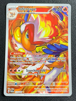 Infernape 173/167 Twilight Masquerade Illustration Rare Pokemon TCG Card NM - Image 1