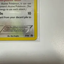 Pokemon TCG - 2015 XY Black Star Promo Ditto #XY40 Rare Holo NM - Image 5