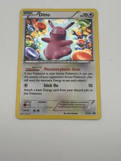 Pokemon TCG Card- Ditto 2015 XY Black Star Promo #XY40 Rare Holo English - Image 2